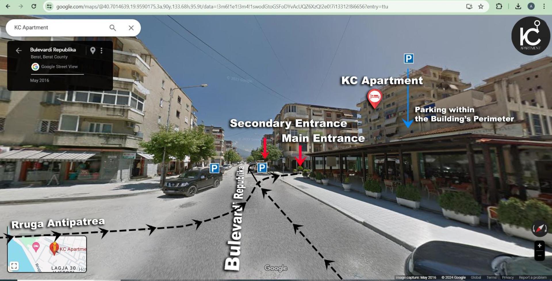 Kc Apartment Μπεράτ Εξωτερικό φωτογραφία